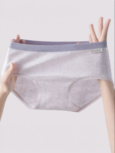 MiiOW | Invisible Antibacterial Pure Cotton Mid-rise Teenage Girls Underwear Thin Triangle Shorts