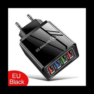 Bộ Sạc Đa Cổng USB 3A EU/US Hỗ Trợ Sạc Nhanh 3.0 Dành Cho Điện Thoại/máy Tính Bảng Sạc Nhanh Di Động Tương Thích Với Poco