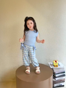 Korean Girls Terno 1-6Y Baby Girl Clothes Set Outfits