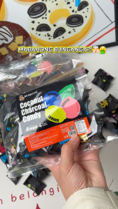 Mr.Squirrel Sugar Free Coconut Charcoal Mint Candy For Fresh Breath Mixed Fruit Mint Candies 100g