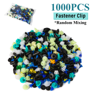 1000PCS Mixed Auto Vehicle Fastener Bumper Clips Retainer Rivet Door Panel Fender Liner Universal Fit All Car