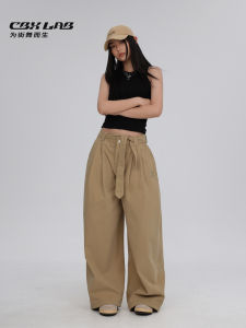 CBXLAB Street Dance Retro Woven Jazz Pants Hip Hop Casual Trousers Summer Collection Womens Premium Fashion Cotton Pants