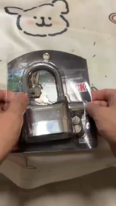 [เพื่อป้องกันการโจรกรรม] กุญแจเสียงไซเรน ยิ่งงัด ยิ่งร้อง กันขโมย สำหรับ ล็อคบ้าน โกดังเก็บของ รถมอเตอร์ไซค์ ปั้มน้ำ อุปกรณ์การเกษตร 110 dB