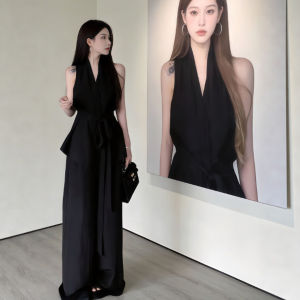 CHANGTONG | Bộ Đồ OOTD Sang Trọng với Áo Dây và Quần Tây