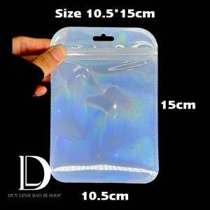 (Bịch 10cái) Túi zip Blue Pastel đẹp túi Zipper đẹp đựng Phụ Kiện Trang Sức nail mi túi zip trong suốt Duy Linh Shop…