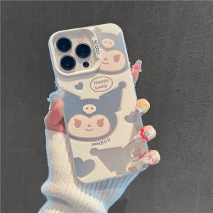 Kurokos Couple Phone Case Protective Shell for  16Promax OnePlus Xiaomi Redmi Honor Meiyou Models Acrylic Cover