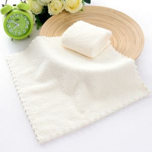 5PCS Suqare Small Hand Towel Beige Multi-functional Microfiber Towels For Home Hotel Kitchen Cleaning Dishcloth Towel 25*25cm