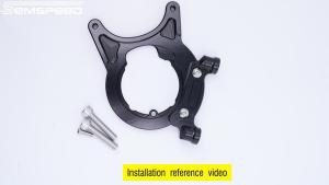 Semspeed xe máy 84mm/100mm phía sau Cụm bơm phanh trục bánh xe Caliper xuống khung Bộ chuyển đổi cho Honda ADV 350 adv350 2022-2025