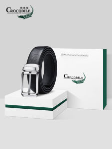 Crocodile | Genuine Leather Mens Belt Pin Buckle