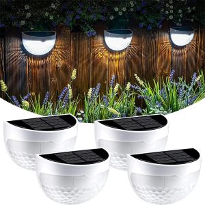 Summer LED Solar Light Outdoor Wall Lamps Semi-circular Energy-saving Energy Lamps Waterproof Courtyard Garden Decoration Light