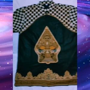Baju Muslim Pria Dewasa Atasan Baju Koko Pria Kemeja Batik Lengan Panjang Pendek Hem Cowok Murah Terbaru full furing Fashion Modern Batik Wisanggeni Solo Motif Wayang Gunungan Hitam