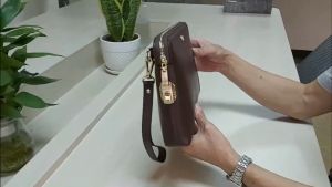 Túi Golf Cầm Tay Maldini - Túi Cầm Tay Da Bò Thật- Hàng Chính Hãng - golf bags