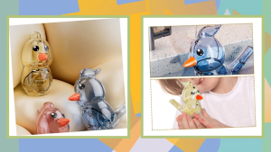 Fun Waterbird Whistle Blow Pronunciation Training Non Toxic Colorful Toy Mainan Burung Budak Gift