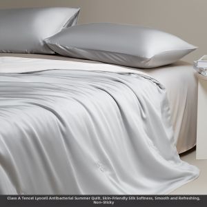 shui yang | Luxurious Antimicrobial Summer Quilt Set 60 Count Lenzing Tencel