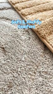 KOJi 🥰Solid Color Floor Mat 🥰 Simple Thick Non-Slip Carpet Karpet House Door Bathroom Bedroom Alas Lap Kaki 50x80cm 吸水防滑地毯地垫