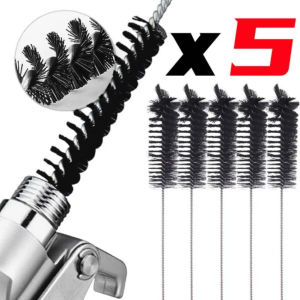 5pcs Car Air Door Carbon Deposit Cleaning Brush Engine Air Inlet Combustion Chamber Cylinder Nylon Bristles Brushes Tools