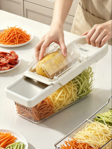 ASCOR | Multipurpose Stainless Steel Vegetable Slicer Grater