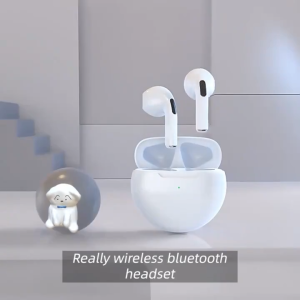 Tai Nghe Bluetooth Không Dây Pro 6 Kèm Dock Sạc Nhỏ Gọn Âm Thanh Cực Hay Phiên Bản Quốc Tế 2025