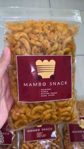 Makaroni Cikruh 200gram Pedas Gurih Daun Jeruk - Cemilan Bikin Nagih