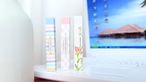 [iRojak] Rainbow Strip Candy Color Eraser Rubber Stationery Drawing Erasers Correction Gift 长条橡皮擦 Pemadam - ST08