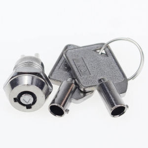 1set ON/OFF Key Switch D102 12mm 2A 250VAC /4A 125VAC Micro Barrel Electronic Key Lock Switch 2 Positon With Key 2