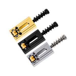 6Pcs Electric Guitar Roller Bridge Tremolo Saddles For Strat TL Zinc Alloy Electric Guitar Replacement Bridge Saddle Set