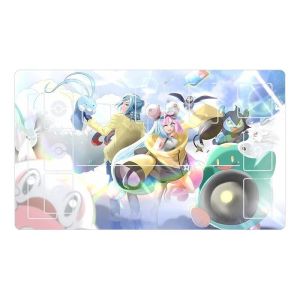 Bandai | Pokemon Iono Altaria Đấu Tay Đôi Thảm Cao Su Bộ Sưu Tập Thẻ Trò Chơi DIY Anime Cổ Điển Series Nhân Vật Miếng Lót Quà Tặng Đồ Chơi