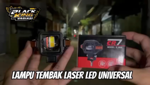 Lampu Tembak Laser 1 Mata Lampu Sorot Led Laser Gun Lampu Tembak LED 1 Lensa Universal