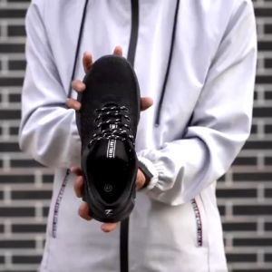 Safety Shoes for Men Steel Toe Rubber Shoes Anti-piercing-smashing Work Shoes Breathable Wear-resistant Protective Shoes