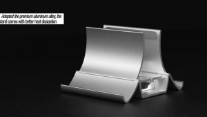 Gravity Locking Stand Desktop Storage Phone Tablet Holder Vertical Laptop Stand