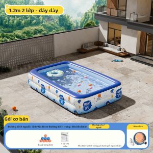 Bể Bơi Phun Nước Hơi Khí Trẻ Em Ngoài Trời Kích Thước Lớn