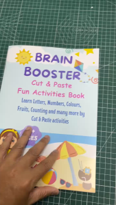 Activity Book/ Brain Booster Cut & Paste Fun Activities Book For Kids Age 3+ Years