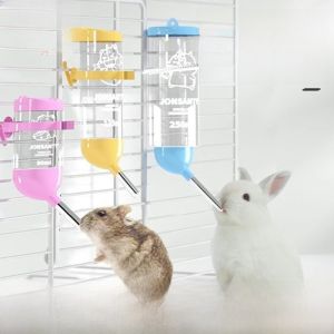 Leche Pet Drinking Fountain Fat Water Bottle Roller Ball Anti-Leak Rabbit Chinchilla Hamster Guinea Pig Water Bowl Large And Small
