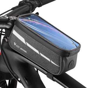 West Biking | Bike Phone Bag Frame Tube Mount Accessory