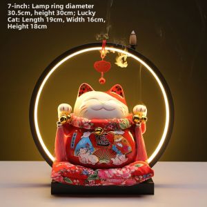 Lucky Cat Money Bank 7 inches