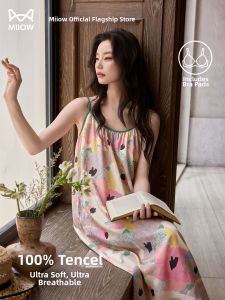 MiiOW | Bra-Padded Tencel Slip Dress Summer Light