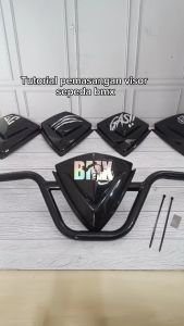 VISOR SEPEDA MOTIF SERIES V3 VARIASI + STIKER AKSESORIS VARIASI SEPEDA BMX VISOR DI SETANG BMX