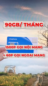 ( 90GB/THÁNG ) SIM 5G VINA FCLUB - MIỄN PHÍ NGHE GỌI + DATA 3GB/NGÀY - TẶNG 1 THÁNG ĐẦU KHÔNG NẠP TIỀN - GIA HẠN 79.000Đ/THÁNG . BẢO HÀNH LỖI 1 ĐỔI 1 . FREESHIP - CHƯA KÍCH HOẠT.