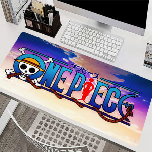 Bandai | Rubber Mouse Pads Large E-sports Gamer Mat 90x40cm O-one P-piece Anime Desk Mat Computer Keyboard Pad Durable Gaming Mausepads