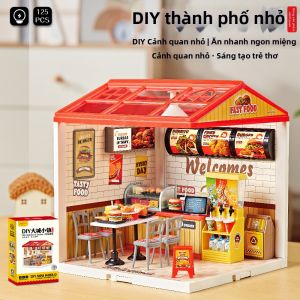 antillan | Đồ Chơi Xây Dựng Mô Hình Nhà Mini Giáo Dục DIY