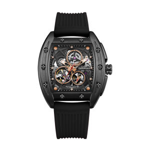 Fairwhale | Mark Fairwhale 6180 Top Class Mens Watches Waterproof Framework Rubber Strap Automatic Mechanical Watches for Men