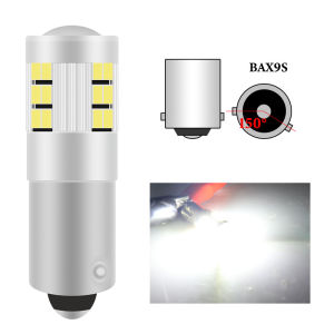 2pcs BA9S T4W BAX9S h6w BAY9S h21w White LED Interior Lamp Bulb Bulbs Canbus Indicator Lights License Plate Light backup light
