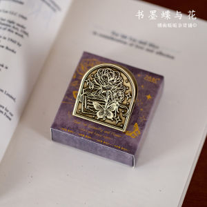 Chaoyu Vintage Journal Clip Good-looking High-Grade Metal Book Holder Multi-Functional Ticket Clips Folder