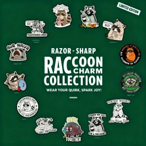 Bandai | Cute Raccoon Brooch Pin Badge Clothing Backpack Fashion Alloy Jewelry Accessories Hot Selling Wholesale