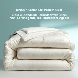shui yang | Luxury Class A Tencel Silk Cocoon Protein Embroidered Blanket