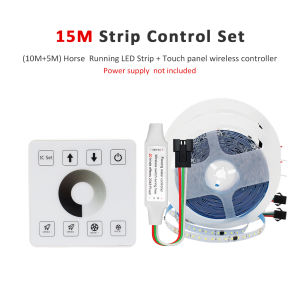MJJC | 20M 15M 5M 10M Running Water Flowing LED Strip Light DC24 WS2811 SMD2835 Horse Race Pixel Addressable Flexible Linear Lamp Set