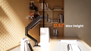 Monitor Stand Single Arm 13-34 Inch Adjustable Mount Bracket 360 Degree Rotation VESA Max Load 10kg