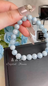[现货] 8mm 海蓝宝手串｜舒缓情绪 × 提升沟通 × 守护平静｜Aquamarine Bracelet Calm • Communication • Inner Peace