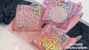 HOMIICHIC อายแชโดว์ขาวดําประกายแวววาวละเอียดเพชรป๊อปปิ้งคอ้ดมินิไฮไลท์อายแชโดว์พาเลทแต่งหน้า