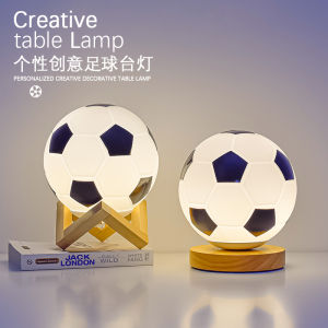 Soccer Themed Glass LED Night Light